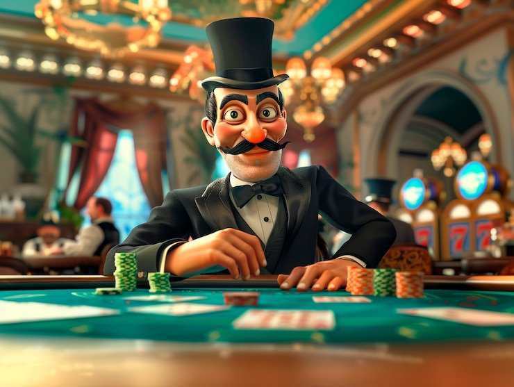 Dashboard permainan gajahwin dengan kategori dealer langsung dan slot